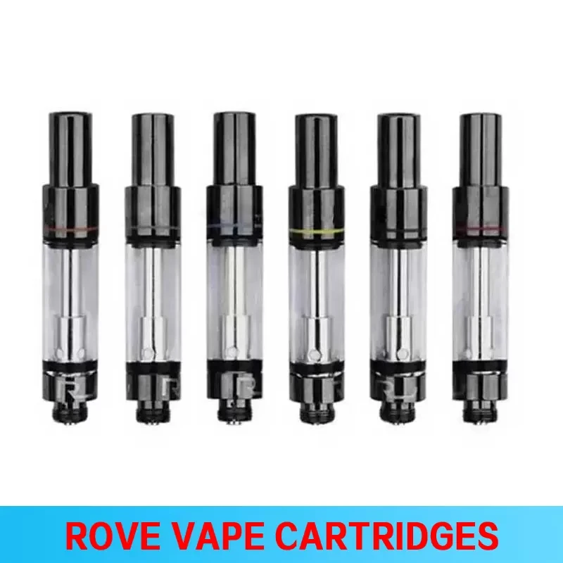 Vape Coil Replacement - 10pcs Rove Cartridges Carts 0.8/1.0ml Ceramic