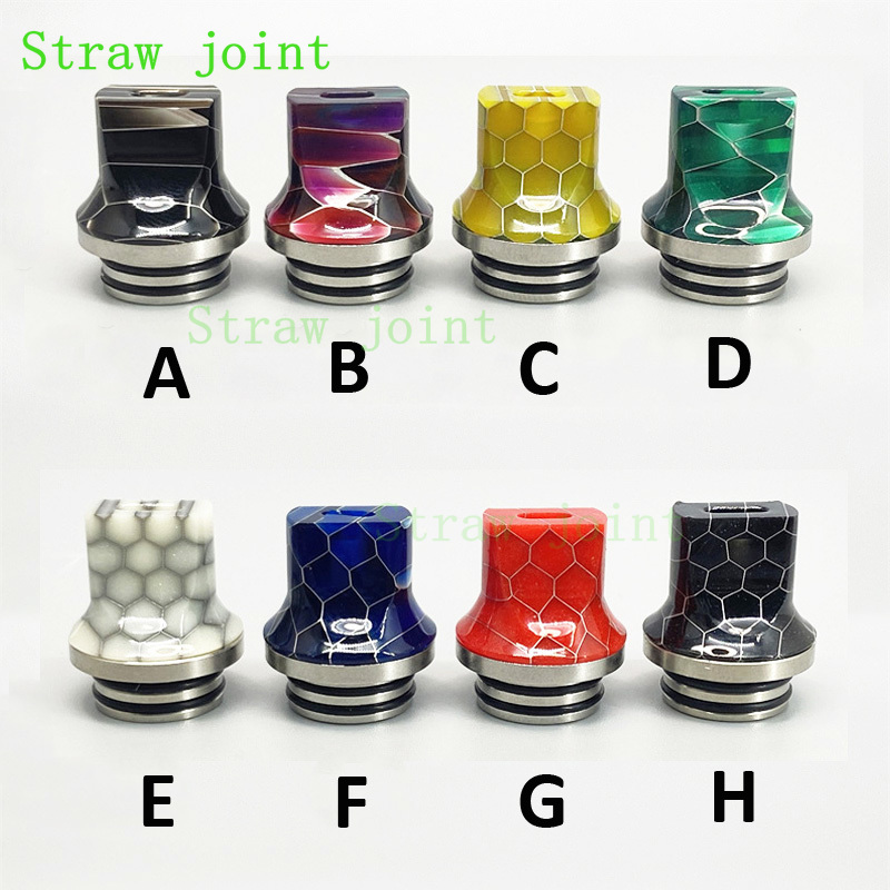 1pc 810 Flat Mouth Stainless S - огляд і ціна Drip Tip Resin