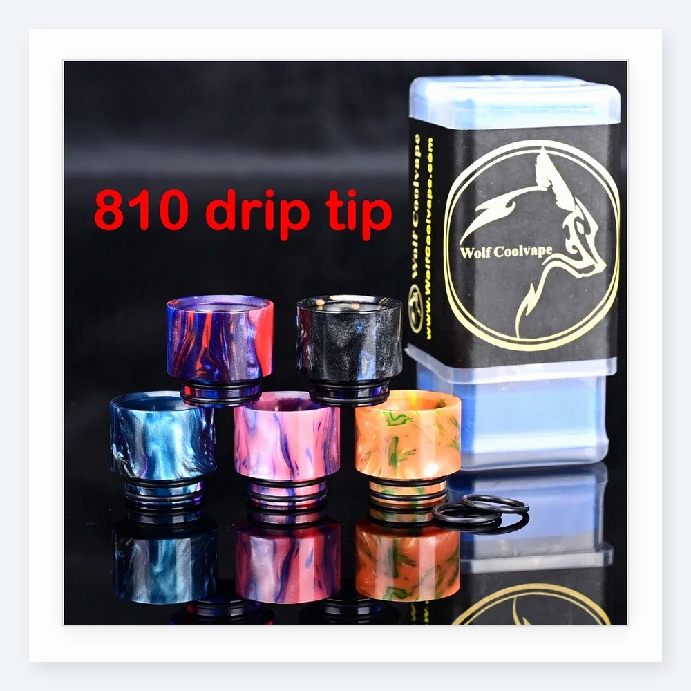 Wolfcoolvape 810 Drip Tips - S - огляд і ціна Drip Tip Resin