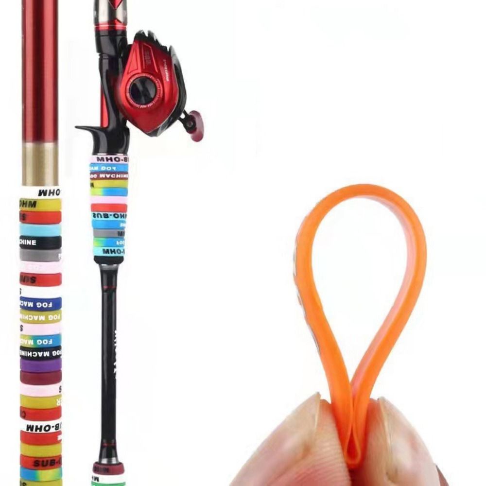10pcs Fishing Rod Anti-skid Si - огляд і ціна Vape Band Silicone