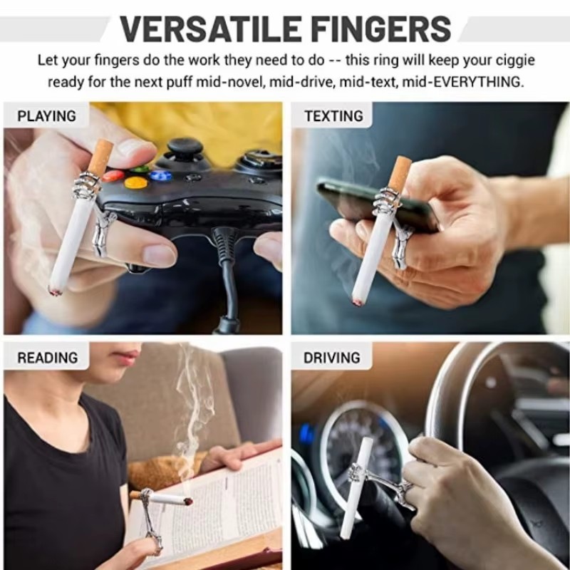 Funny Cigarette Hand Holder Sm - огляд і ціна Vape Ring