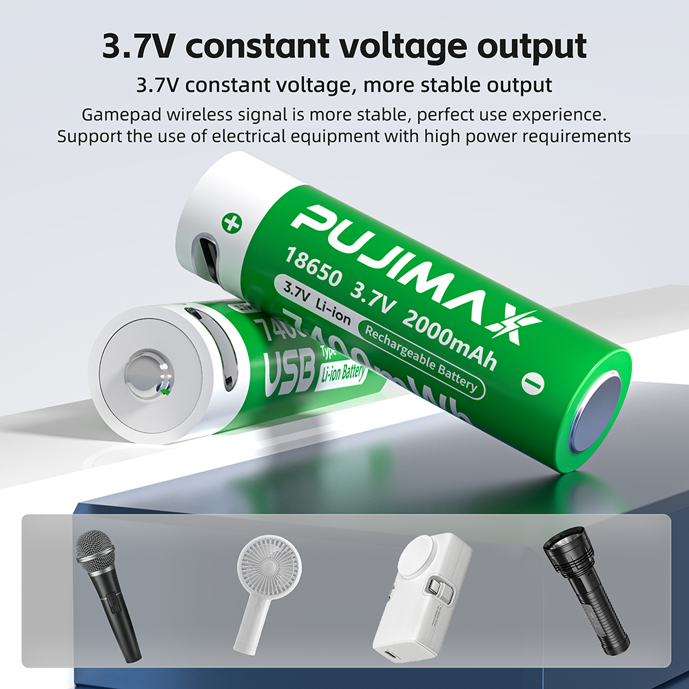 PUJIMAX 1-24pcs 18650 Battery  - огляд і ціна Vape Battery 18650
